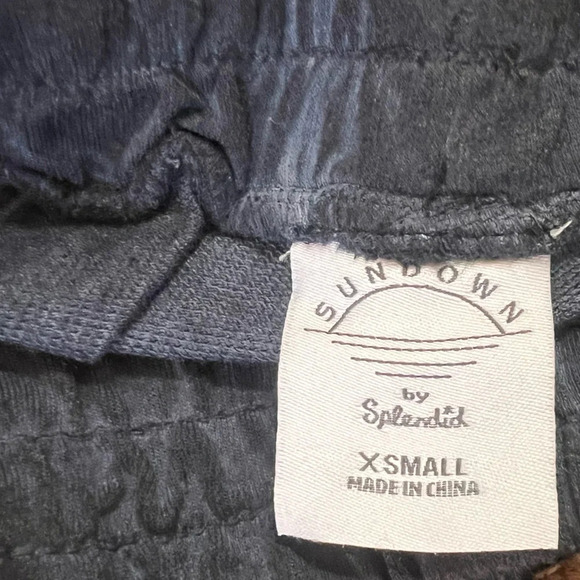 New with tags XS sundown by splendid shorts navy - Picture 3 of 3
